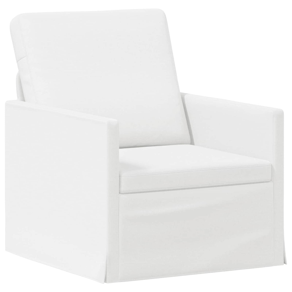 Armchair White 70 x 81 x 82 cm Fabric