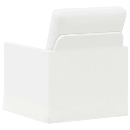 Armchair White 70 x 81 x 82 cm Fabric