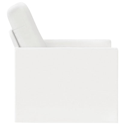 Armchair White 70 x 81 x 82 cm Fabric
