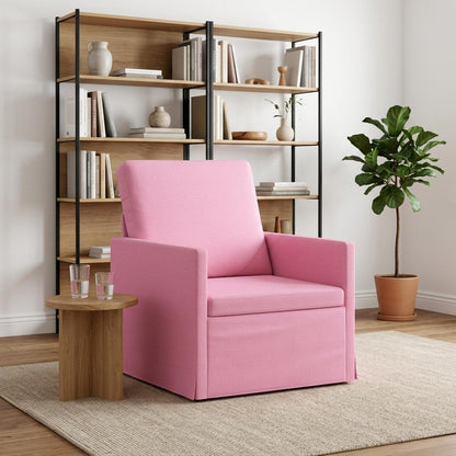 Armchair Pink 70 x 81 x 82 cm Fabric