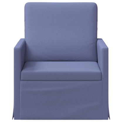 Armchair Jeans Blue 70 x 81 x 82 cm Fabric