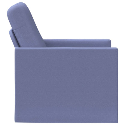 Armchair Jeans Blue 70 x 81 x 82 cm Fabric