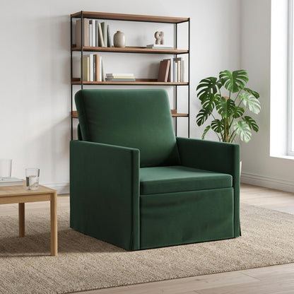 Armchair Dark Green 70 x 81 x 82 cm Velvet