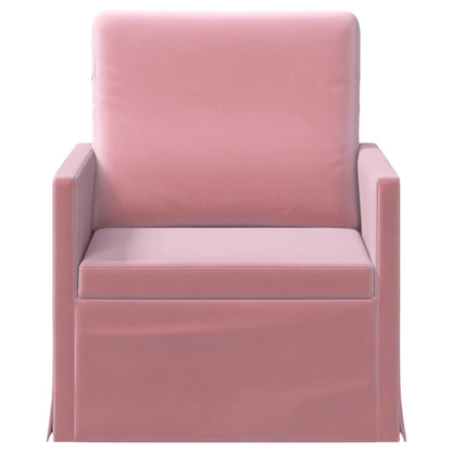 Armchair Pink 70 x 81 x 82 cm Velvet