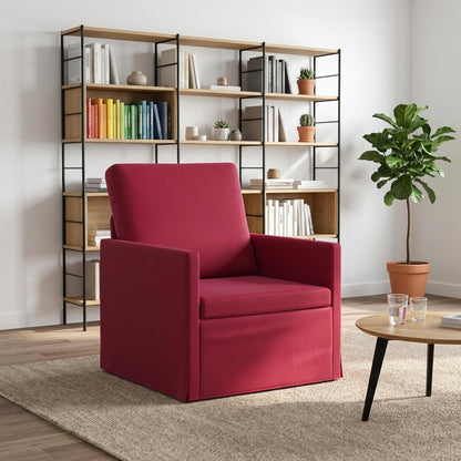 Armchair Wine Red 70 x 81 x 82 cm Velvet