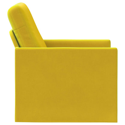 Armchair Yellow 70 x 81 x 82 cm Velvet