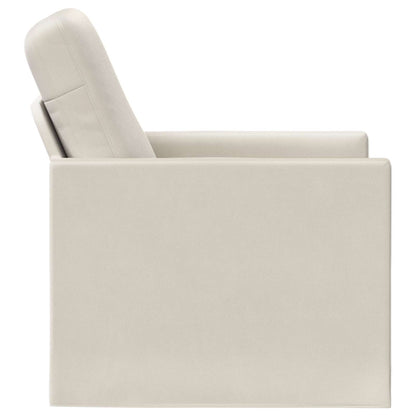 Armchair Cream 70 x 81 x 82 cm Velvet