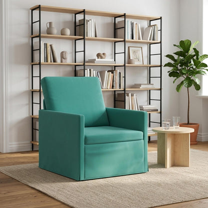 Armchair Turquoise 70 x 81 x 82 cm Velvet