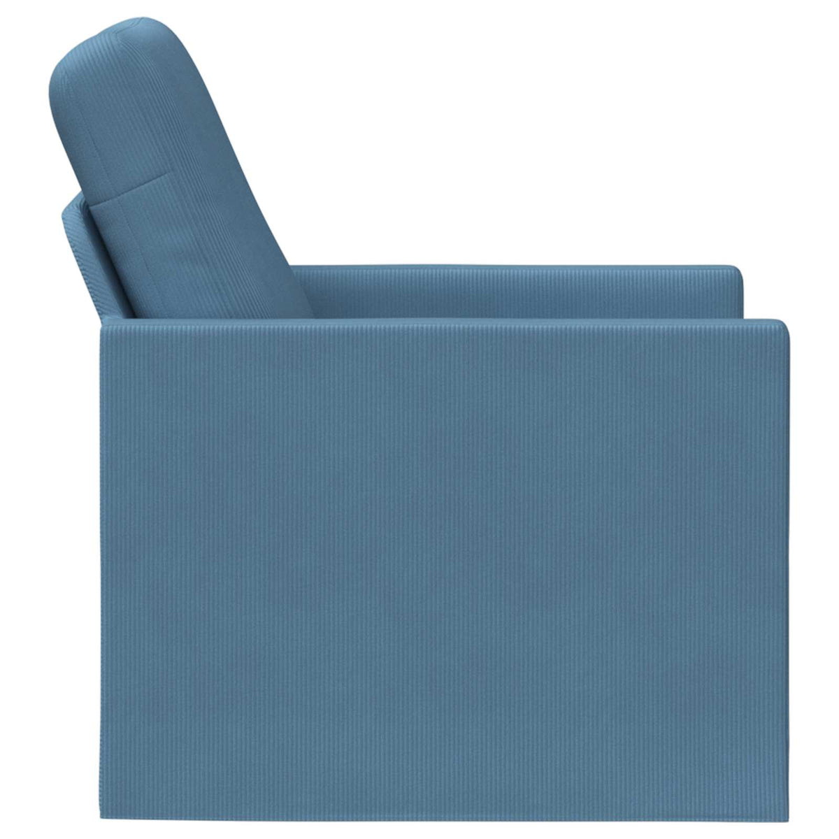 Armchair Blue 70 x 81 x 82 cm Corduroy Fabric