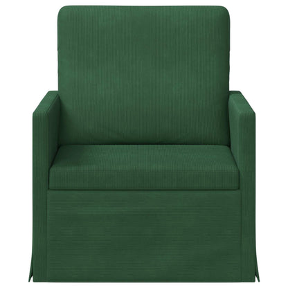Armchair Jungle Green 70 x 81 x 82 cm Corduroy Fabric