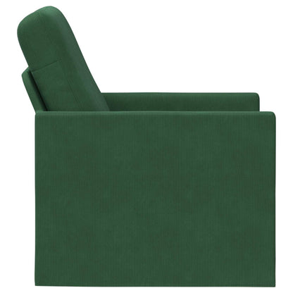 Armchair Jungle Green 70 x 81 x 82 cm Corduroy Fabric