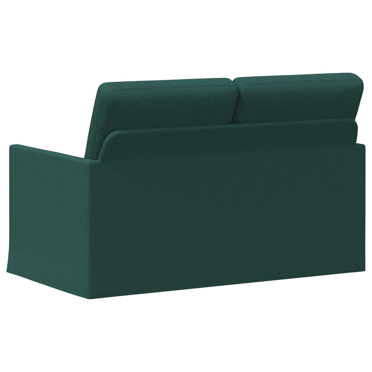 2 Seater Sofa Dark Green 130 x 81 x 82 cm Fabric