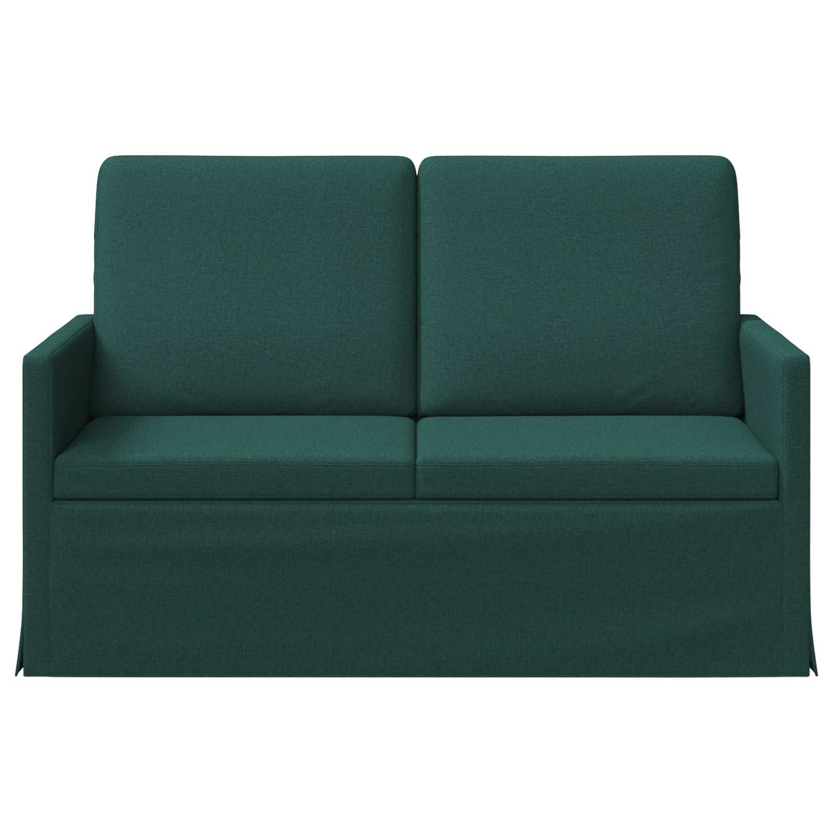 2 Seater Sofa Dark Green 130 x 81 x 82 cm Fabric