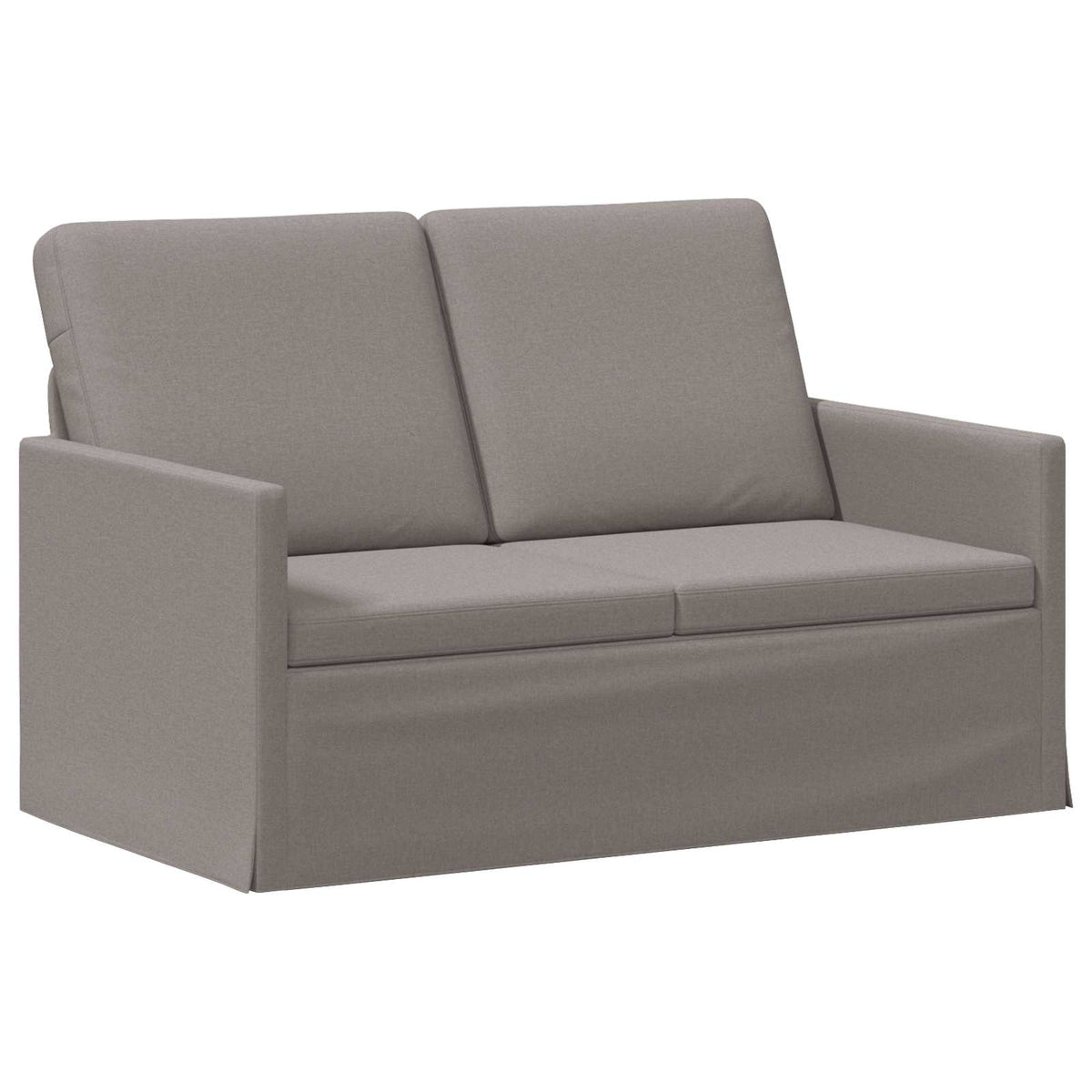 2 Seater Sofa Taupe 130 x 81 x 82 cm Fabric