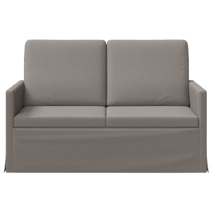 2 Seater Sofa Taupe 130 x 81 x 82 cm Fabric