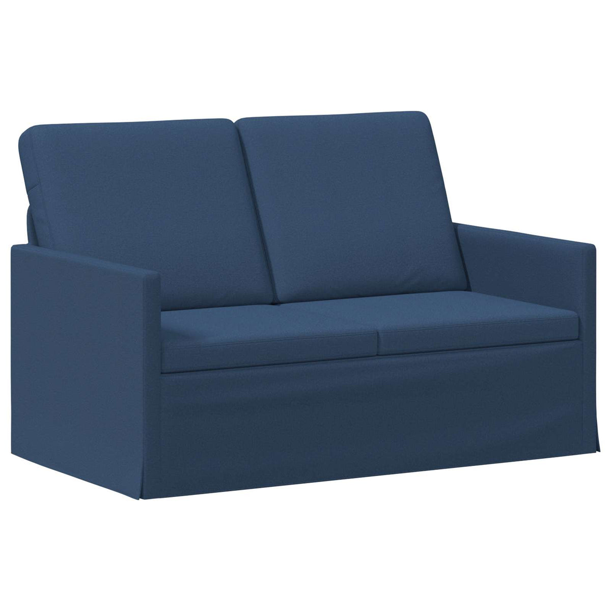 2 Seater Sofa Blue 130 x 81 x 82 cm Fabric