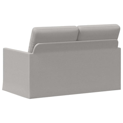 2 Seater Sofa Cloud Grey 130 x 81 x 82 cm Fabric