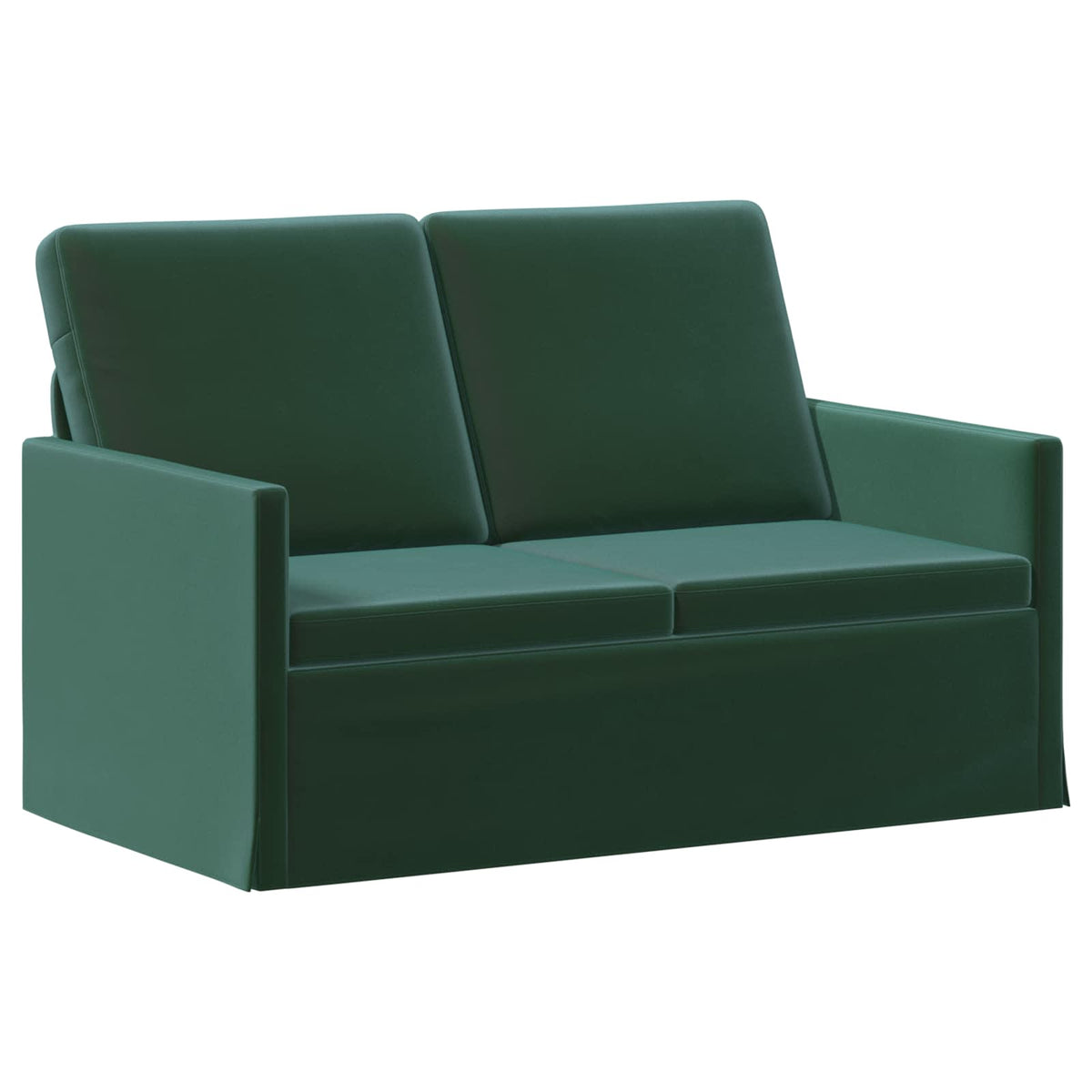 2 Seater Sofa Dark Green 130 x 81 x 82 cm Velvet