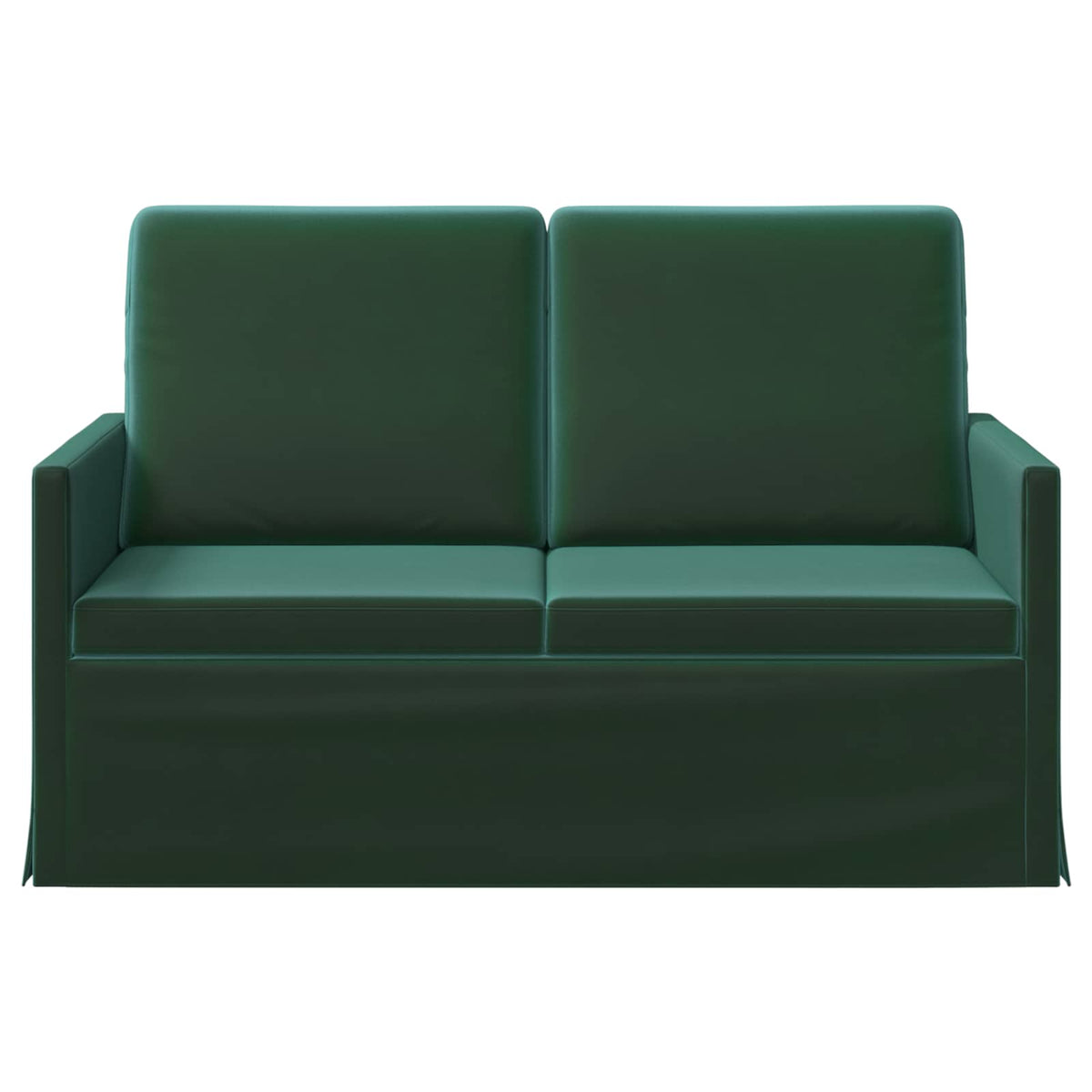 2 Seater Sofa Dark Green 130 x 81 x 82 cm Velvet