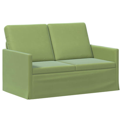 2 Seater Sofa Light Green 130 x 81 x 82 cm Velvet
