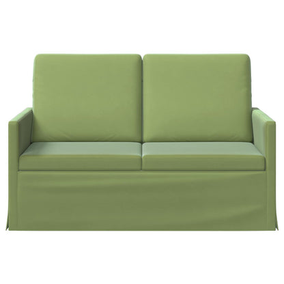 2 Seater Sofa Light Green 130 x 81 x 82 cm Velvet