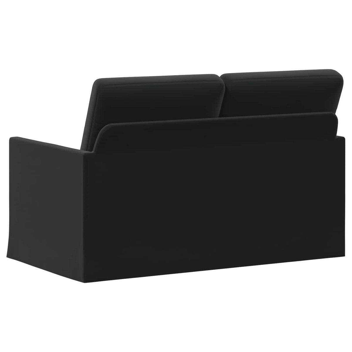 2 Seater Sofa Black 130 x 81 x 82 cm Velvet
