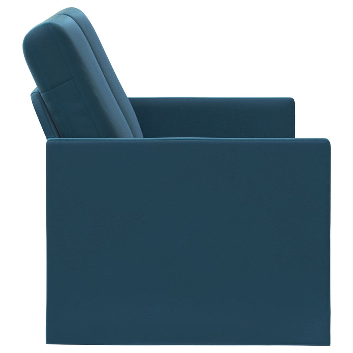 2 Seater Sofa Blue 130 x 81 x 82 cm Velvet