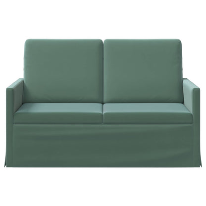 2 Seater Sofa Sea Green 130 x 81 x 82 cm Velvet