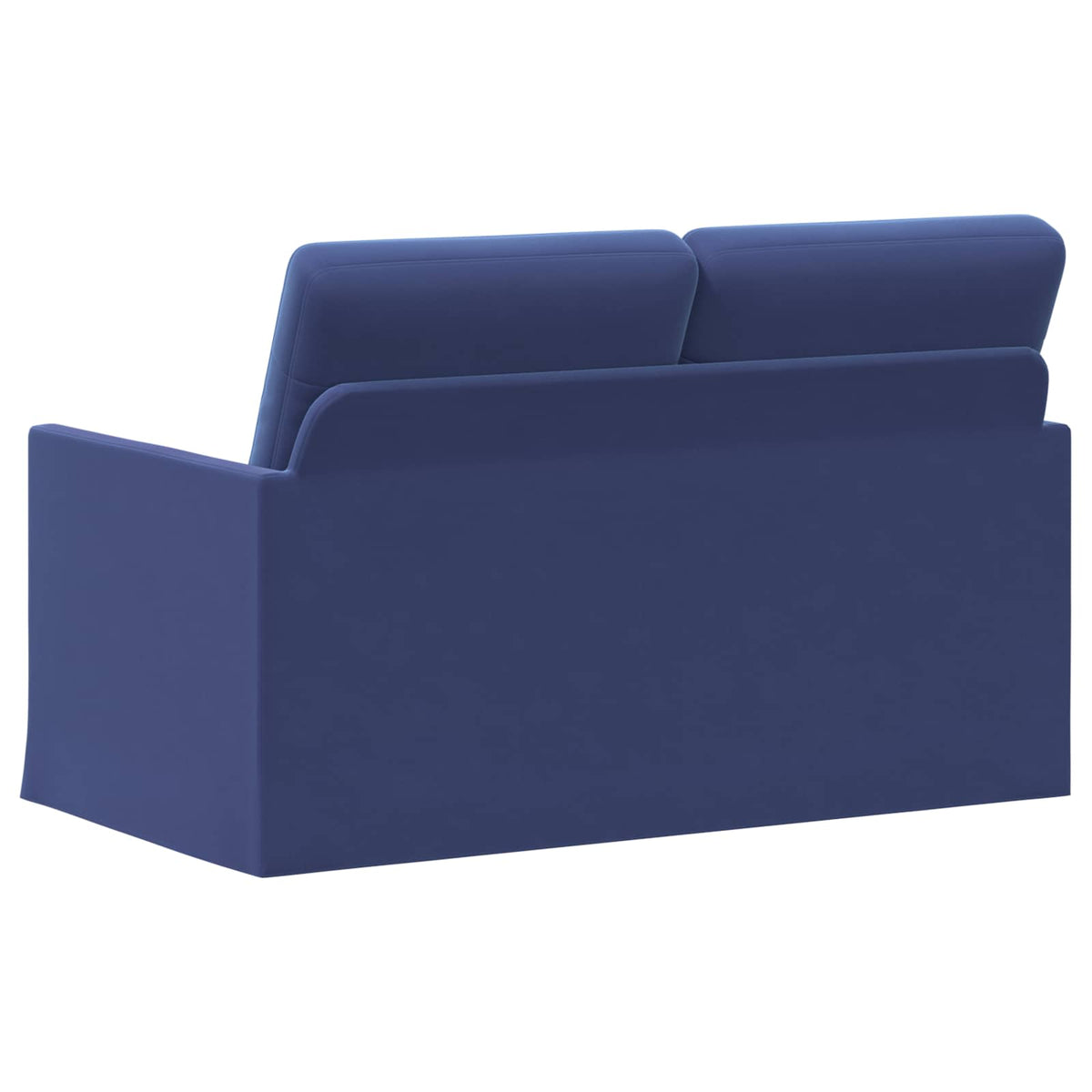 2 Seater Sofa Police Blue 130 x 81 x 82 cm Velvet