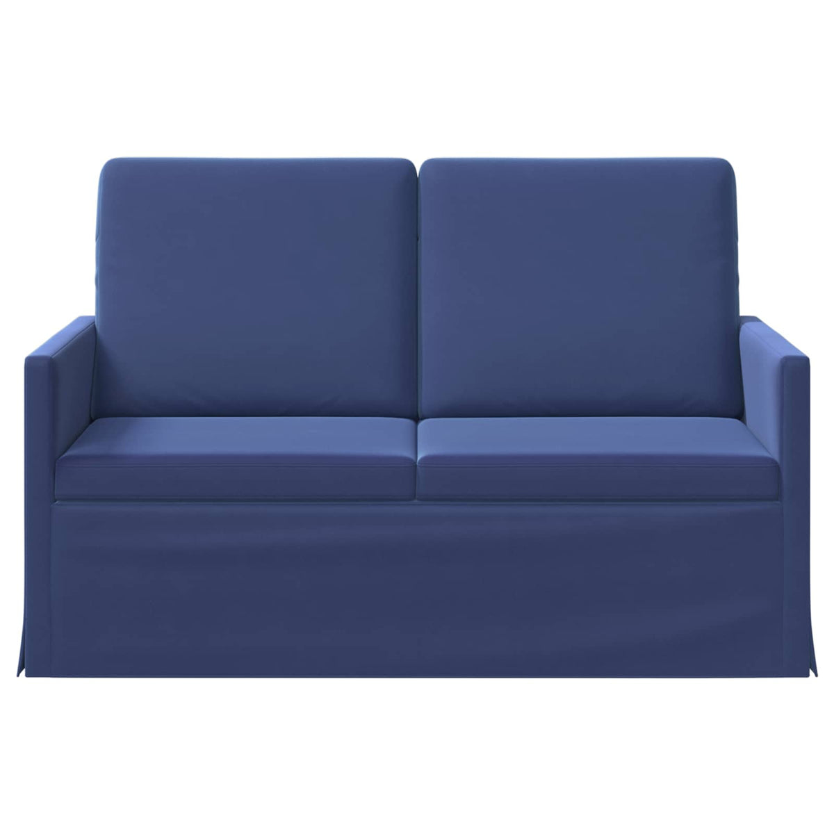 2 Seater Sofa Police Blue 130 x 81 x 82 cm Velvet