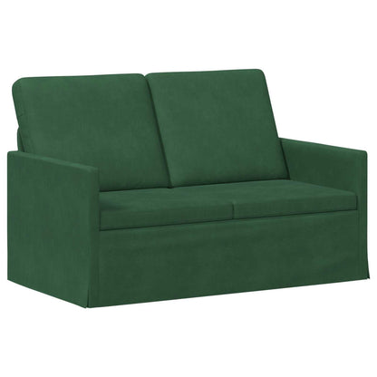 2 Seater Sofa Jungle Green 130 x 81 x 82 cm Corduroy Fabric