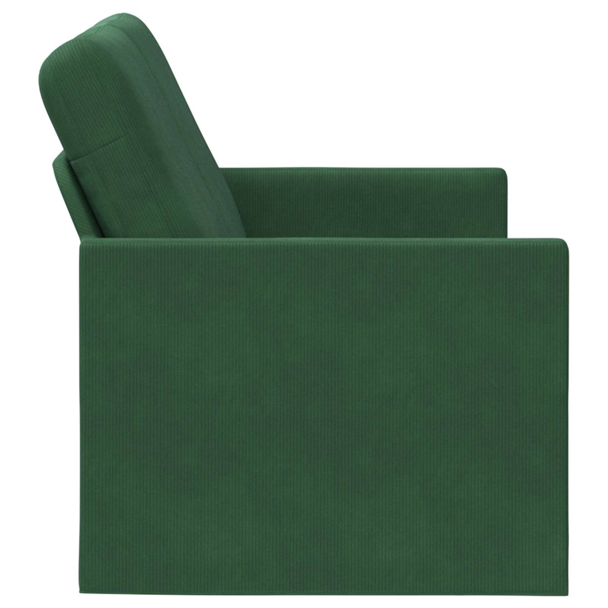 2 Seater Sofa Jungle Green 130 x 81 x 82 cm Corduroy Fabric
