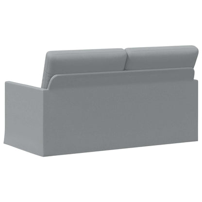 2 Seater Sofa Light Grey 150 x 81 x 82 cm Fabric