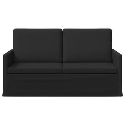 2 Seater Sofa Black 150 x 81 x 82 cm Fabric