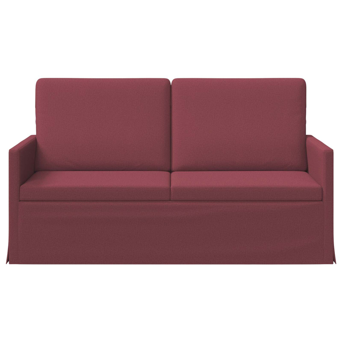 2 Seater Sofa Wine Red 150 x 81 x 82 cm Fabric