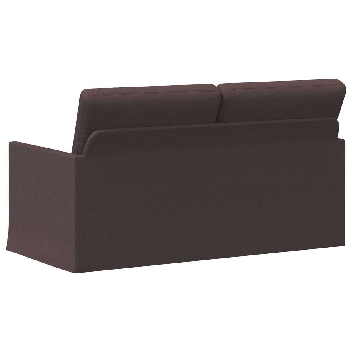 2 Seater Sofa Dark Brown 150 x 81 x 82 cm Fabric