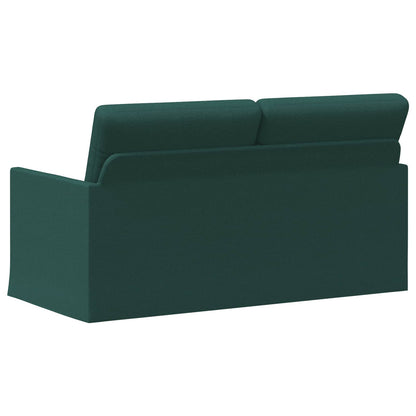 2 Seater Sofa Dark Green 150 x 81 x 82 cm Fabric