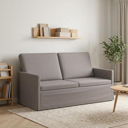 2 Seater Sofa Taupe 150 x 81 x 82 cm Fabric