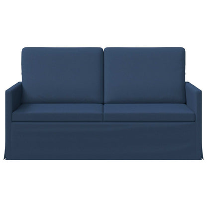 2 Seater Sofa Blue 150 x 81 x 82 cm Fabric