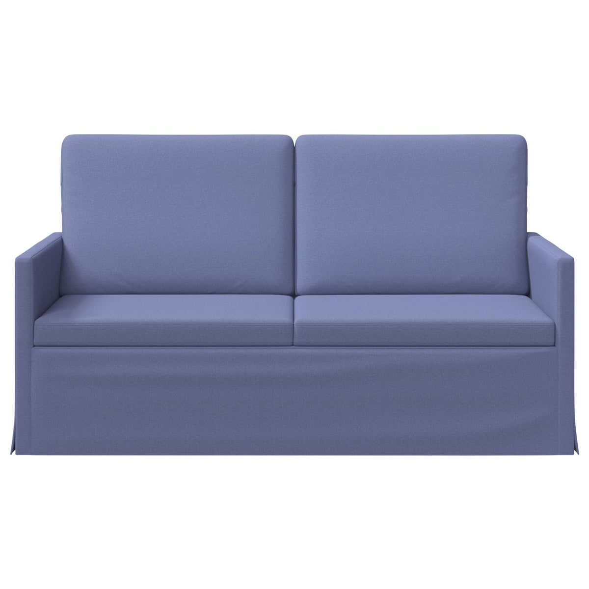 2 Seater Sofa Jeans Blue 150 x 81 x 82 cm Fabric