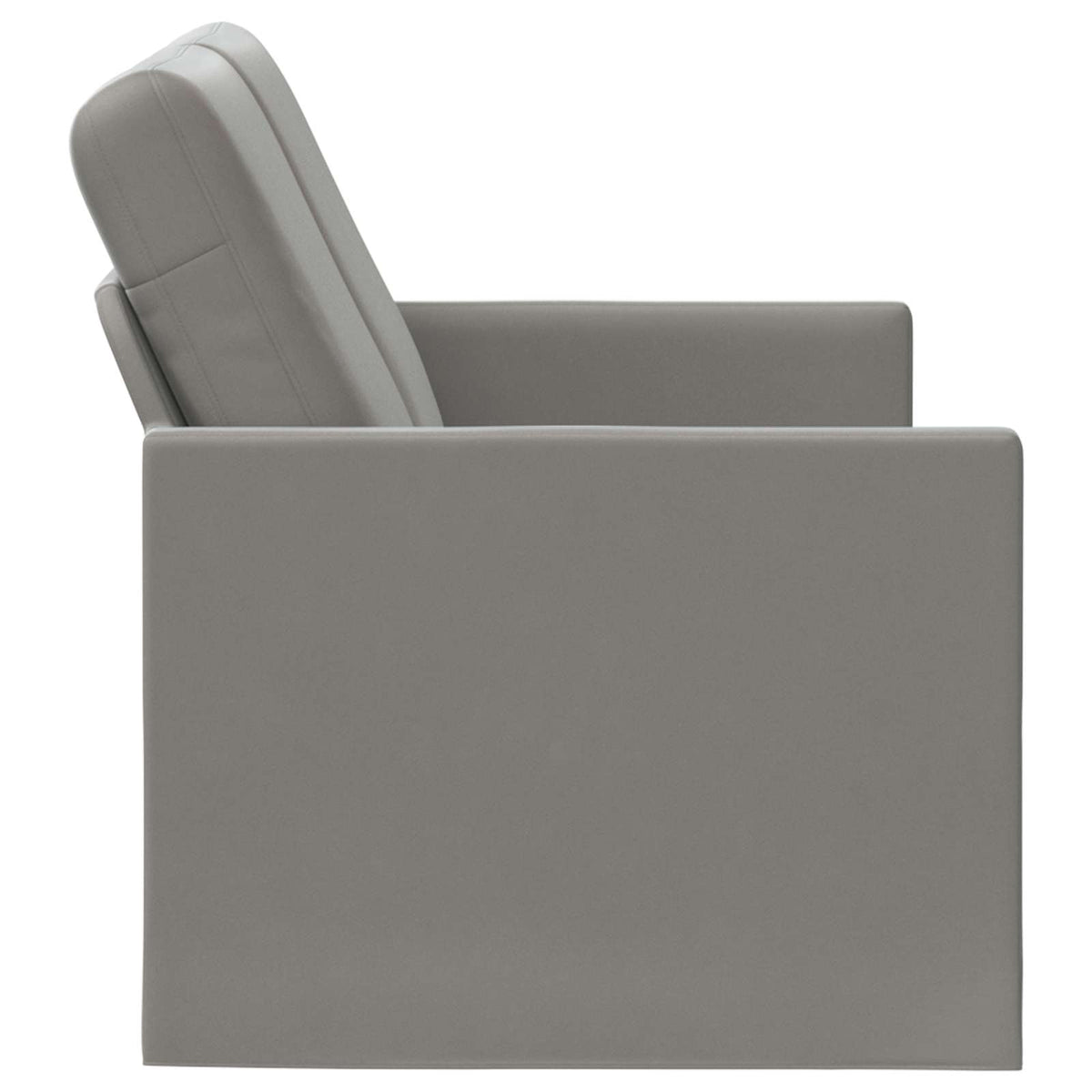 2 Seater Sofa Light Grey 150 x 81 x 82 cm Velvet