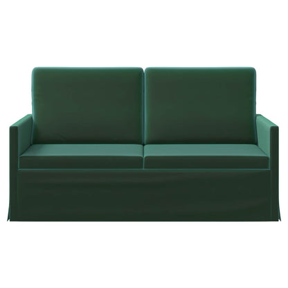 2 Seater Sofa Dark Green 150 x 81 x 82 cm Velvet
