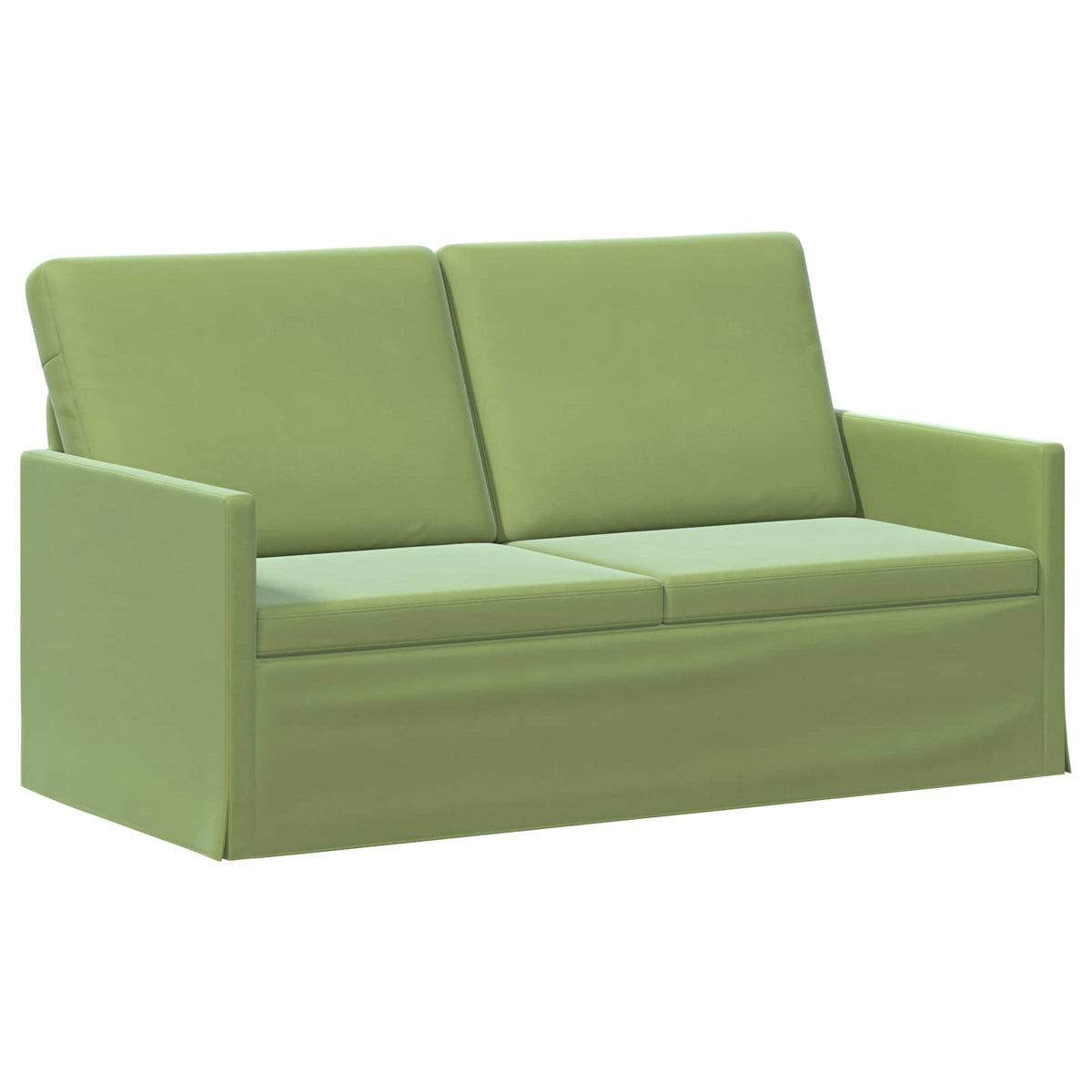 2 Seater Sofa Light Green 150 x 81 x 82 cm Velvet