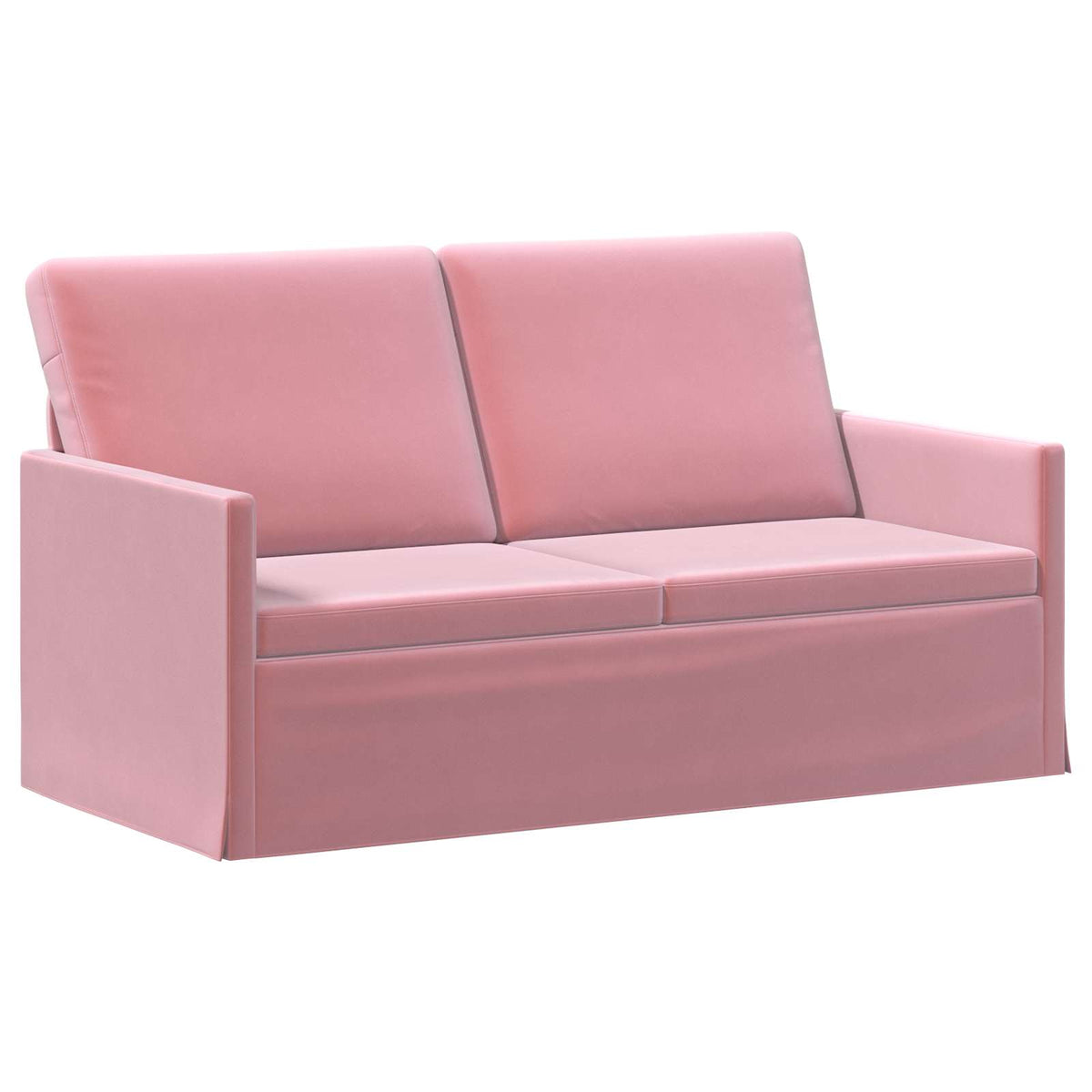 2 Seater Sofa Pink 150 x 81 x 82 cm Velvet