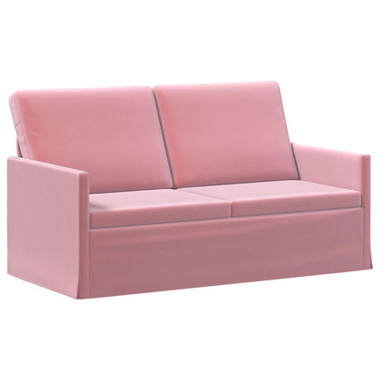 2 Seater Sofa Pink 150 x 81 x 82 cm Velvet