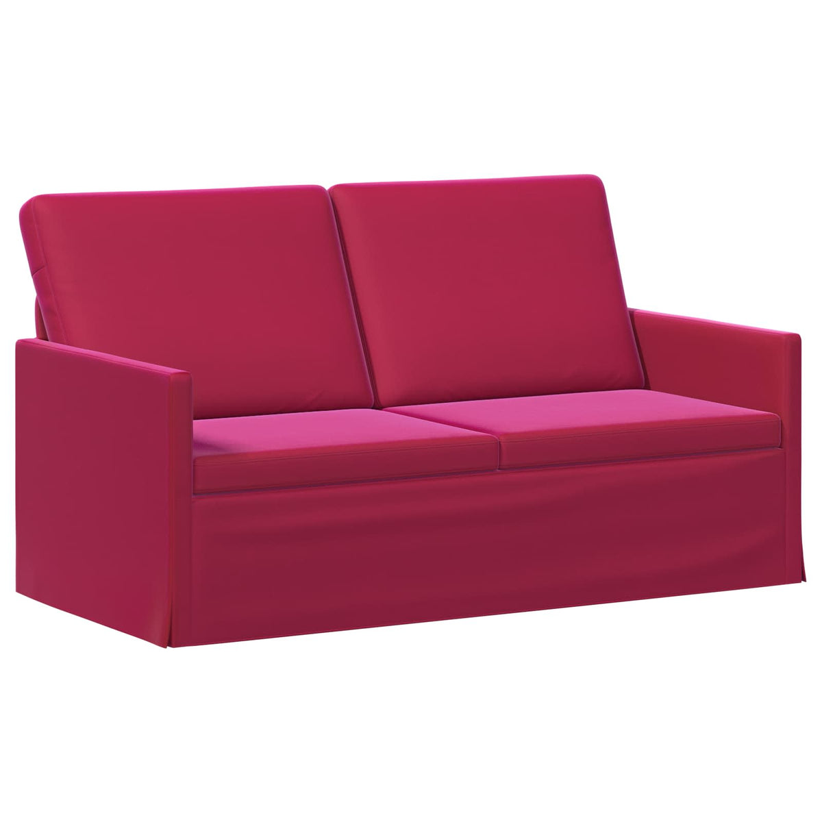 2 Seater Sofa Wine Red 150 x 81 x 82 cm Velvet