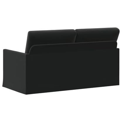 2 Seater Sofa Black 150 x 81 x 82 cm Velvet