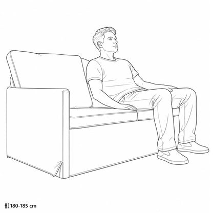 2 Seater Sofa Jungle Green 150 x 81 x 82 cm Corduroy Fabric