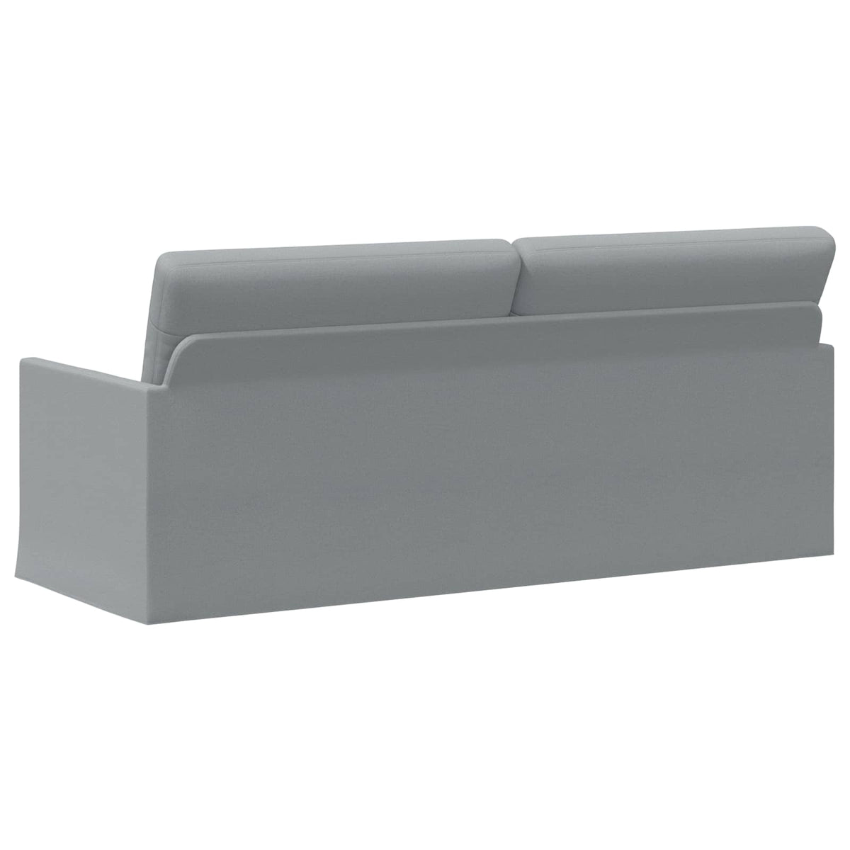 3 Seater Sofa Light Grey 190 x 81 x 82 cm Fabric