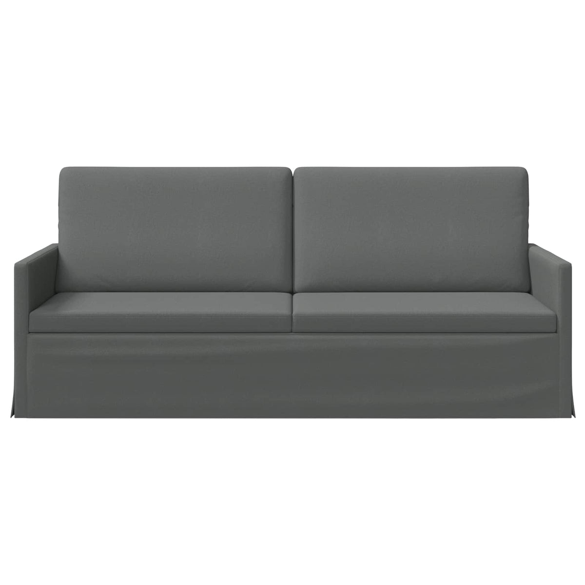 3 Seater Sofa Dark Grey 190 x 81 x 82 cm Fabric